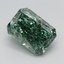 1.82 Ct. Fancy Vivid Green Radiant Lab Grown Diamond