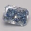 3.06 Ct. Fancy Vivid Blue Radiant Lab Grown Diamond