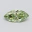 1.02 Ct. Fancy Vivid Green Marquise Lab Grown Diamond