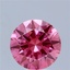 3.08 Ct. Fancy Vivid Pink Round Lab Grown Diamond