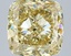 3.09 Ct. Fancy Yellow Cushion Lab Grown Diamond