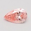 0.51 Ct. Fancy Intense Pink Pear Lab Grown Diamond