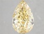 3.02 Ct. Fancy Intense Yellow Pear Lab Grown Diamond