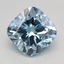1.57 Ct. Fancy Intense Blue Cushion Lab Grown Diamond