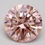 2.25 Ct. Fancy Intense Pink Round Lab Grown Diamond