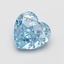 1.60 Ct. Fancy Vivid  Blue Heart Lab Grown Diamond