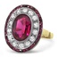 Art Deco Other gemstones Vintage Ring