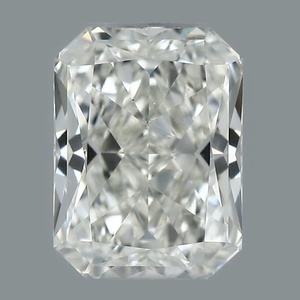 Radiant diamond — real photo