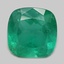 8.0mm  Green  Cushion   Emerald