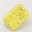2.51 Ct. Fancy Vivid Yellow Radiant Lab Grown Diamond