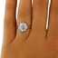 The Kiki Ring, smalltop view on a hand