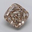 3.06 Ct. Light  Brown Cushion Lab Grown Diamond