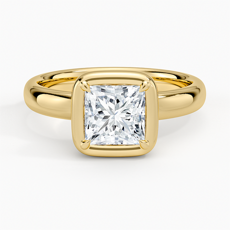 Andrea Bezel Prong Ring