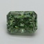 2.10 Ct. Fancy Vivid Pacific Green Radiant Lab Grown Diamond