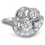 Retro Diamond Cocktail Ring