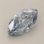 0.87 Ct. Fancy Vivid Blue Marquise Lab Grown Diamond