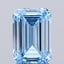 2.12 Ct. Fancy Vivid Blue Emerald Lab Grown Diamond
