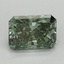 2.59 Ct. Fancy Vivid Green Radiant Lab Grown Diamond