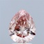 2.34 Ct. Fancy Intense Pink Pear Lab Grown Diamond
