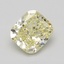 1.30 Ct. Fancy Light Yellow Cushion Diamond