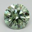 2.12 Ct. Fancy Vivid Pacific Green Round Lab Grown Diamond