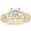 18KY Moissanite Luxe Willow Bridal Set (1/2 ct. tw.), smalltop view