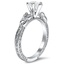 Engraved Celtic Claddagh Ring, smallview