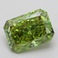 6.01 Ct. Fancy Vivid  Green Radiant Lab Grown Diamond