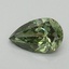 0.70 Ct. Fancy Vivid Green Pear Lab Grown Diamond