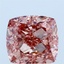 3.01 Ct. Fancy Vivid Pink Cushion Lab Grown Diamond