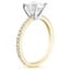 18K Yellow Gold Ballad Three-Quarter Coverage Diamond Ring (1/4 ct. tw.), smallside view