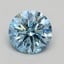 1.01 Ct. Fancy Intense Blue Round Lab Grown Diamond