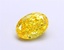 1.63 Ct. Fancy Vivid Yellow Oval Lab Grown Diamond