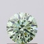 0.75 Ct. Fancy Vivid Green Round Lab Grown Diamond