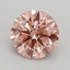 1.34 Ct. Fancy Intense Pink Round Lab Grown Diamond