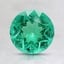 7mm Round Colombian Emerald