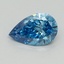 1.18 Ct. Fancy Vivid Blue Pear Lab Grown Diamond