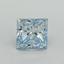 1.01 Ct. Fancy Intense Blue Princess Lab Grown Diamond