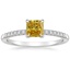 Platinum Viviana One-Quarter Coverage Diamond Ring, smalltop view