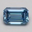 1.06 Ct. Fancy Intense Blue Emerald Lab Grown Diamond