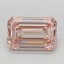 3.22 Ct. Fancy Intense  Pink Emerald Lab Grown Diamond