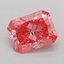 1.09 Ct. Fancy Vivid Pink Radiant Lab Grown Diamond