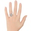 The Tanja Ring, smalltop view on a hand