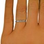 The Calipet Ring, smalltop view on a hand