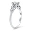 The Kassidy Ring, smalltop view on a hand