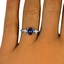 The Adonis Ring, smalltop view on a hand