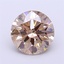 2.09 Ct. Light Brown Round Lab Grown Diamond