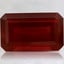 12.6x7.6mm Unheated Red Modified Emerald Oregon Sunstone