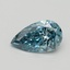 1.01 Ct. Fancy Vivid Blue Pear Lab Grown Diamond