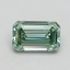1.10 Ct. Fancy Intense Green Emerald Lab Grown Diamond